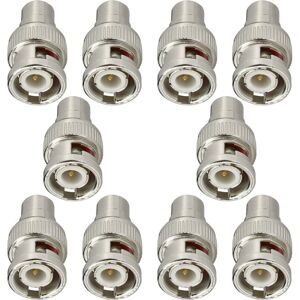 Loops 10x BNC Male to 1 RCA PHONO Female Adapter CCTV Camera DVR Video Converter Plug Loops 10x BNC Male to 1 RCA PHONO Female Adapter CCTV Camera DVR Video Converter Plug