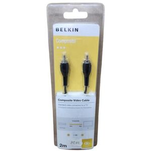 Belkin 2m Composite Video Cable RCA Black F3Y085BF2M Belkin 2m Composite Video Cable RCA Black F3Y085BF2M