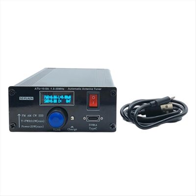 Saudism ATU-10-0A Shortwave Automatic Antenna Tuner 20W 1.8-30MHz Power Meter with Type- Saudism ATU-10-0A Shortwave Automatic Antenna Tuner 20W 1.8-30MHz Power Meter with Type-