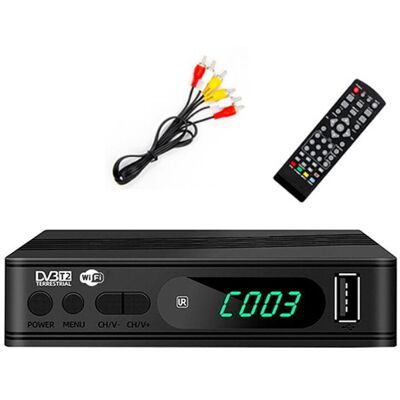 Exogio DVB-T2 TV Tuner Terrestrial Satellite TV Receiver Digital TV Decoder HEVC DVBT2 Exogio DVB-T2 TV Tuner Terrestrial Satellite TV Receiver Digital TV Decoder HEVC DVBT2