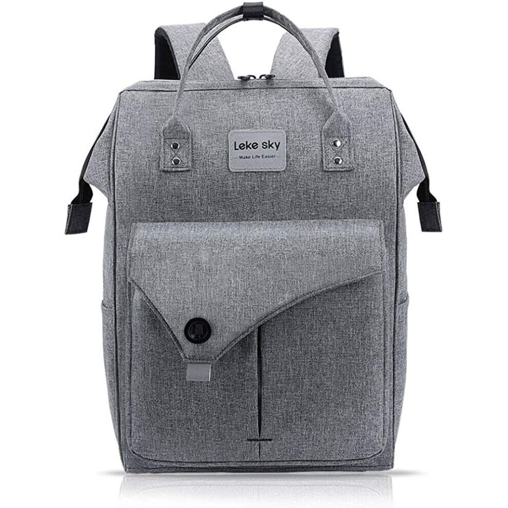 Lekesky Laptop Rucksack 15.6 Inch Computer Backpack School Bag for Travel Busine