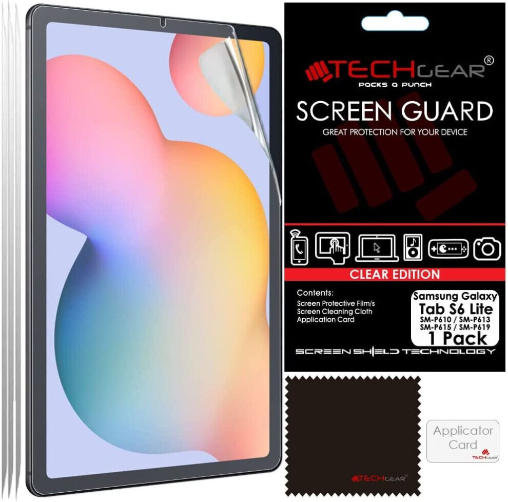 TECHGEAR Galaxy Tab S6 Lite 10.4" Screen Protectors (SM-P610 / P613 / P615 / P61