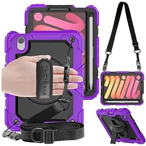 TECHGEAR - UTILITY Case - Purple - iPad Mini 6 8.3in 2021 - Case TECHGEAR - UTILITY Case - Purple - iPad Mini 6 8.3in 2021 - Case