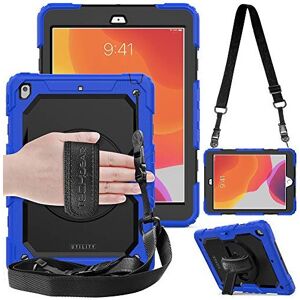 (BLUE) TECHGEAR UTILITY Case for Apple iPad 10.2" 2021 - 2019 [9th/8th/7th Gener (BLUE) TECHGEAR UTILITY Case for Apple iPad 10.2" 2021 - 2019 [9th/8th/7th Gener