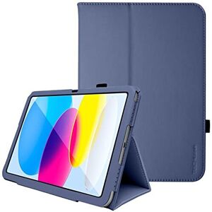 TECHGEAR iPad 10th Gen 10.9 Navy Blue PU Leather Folio Case TECHGEAR iPad 10th Gen 10.9 Navy Blue PU Leather Folio Case
