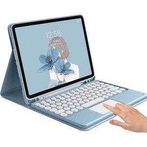Unbranded (Blue) Ipad 10th Generation 2022 Keyboard Case With Touchpad Cute Round Key Colo Unbranded (Blue) Ipad 10th Generation 2022 Keyboard Case With Touchpad Cute Round Key Colo