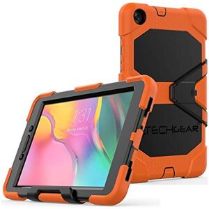 (ORANGE) TECHGEAR G-SHOCK Case Fits Samsung Galaxy Tab A 8.0" 2019 (SM-T290 / SM (ORANGE) TECHGEAR G-SHOCK Case Fits Samsung Galaxy Tab A 8.0" 2019 (SM-T290 / SM