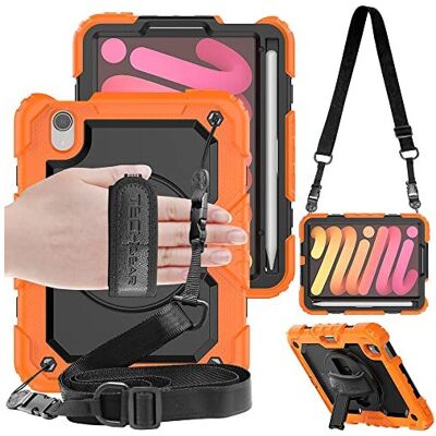 TECHGEAR UTILITY Case - iPad Mini 6 - 8.3" - Rotating Stand Case TECHGEAR UTILITY Case - iPad Mini 6 - 8.3" - Rotating Stand Case