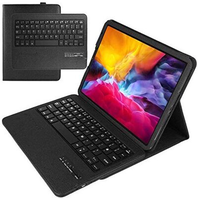 TECHGEAR - iPad Pro 11-inch 2020-2021 - Black - PU Leather - 2nd/3rd Gen - Keyboard Case TECHGEAR - iPad Pro 11-inch 2020-2021 - Black - PU Leather - 2nd/3rd Gen - Keyboard Case