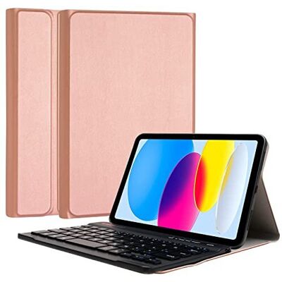TECHGEAR - iPad 10.9 2022 - Rose Gold - Keyboard Case TECHGEAR - iPad 10.9 2022 - Rose Gold - Keyboard Case