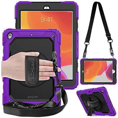 PURPLE - TECHGEAR UTILITY Case - iPad 10.2 - Rugged - Case PURPLE - TECHGEAR UTILITY Case - iPad 10.2 - Rugged - Case