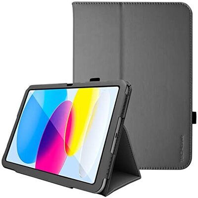 TECHGEAR - iPad 10th Gen 10.9 - Black - PU Leather - Case TECHGEAR - iPad 10th Gen 10.9 - Black - PU Leather - Case