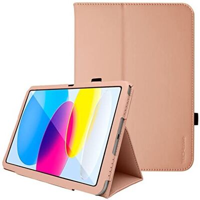 TECHGEAR - iPad 10th Gen 10.9" - Rose Gold - Slim Folio - Case TECHGEAR - iPad 10th Gen 10.9" - Rose Gold - Slim Folio - Case