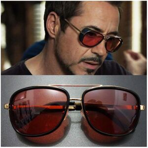 Unbranded Tony Stark Iron Man Sunglasses Men Luxury Brand Eyewear Mirror Punk Sun Glasses Unbranded Tony Stark Iron Man Sunglasses Men Luxury Brand Eyewear Mirror Punk Sun Glasses