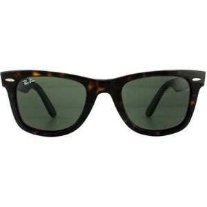 Ray-Ban Sunglasses Wayfarer 2140 902 Tortoise Green G-15 Medium 50mm Ray-Ban Sunglasses Wayfarer 2140 902 Tortoise Green G-15 Medium 50mm