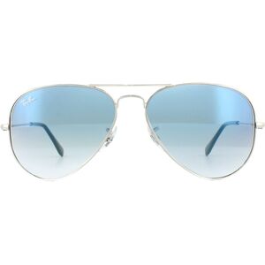 Ray-Ban Sunglasses Aviator 3025 003/3F Silver Light Blue Gradient Medium 58mm Ray-Ban Sunglasses Aviator 3025 003/3F Silver Light Blue Gradient Medium 58mm