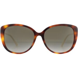 Jimmy Choo Sunglasses ALY/F/S 086 HA Havana Brown Brown Gradient Jimmy Choo Sunglasses ALY/F/S 086 HA Havana Brown Brown Gradient