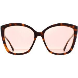 Jimmy Choo Sunglasses Nat/S 0T4 K1 Havana Pink Gold Mirror Jimmy Choo Sunglasses Nat/S 0T4 K1 Havana Pink Gold Mirror