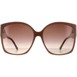 Jimmy Choo Sunglasses NOEMI/S KON HA Nude Glitter Brown Gradient Jimmy Choo Sunglasses NOEMI/S KON HA Nude Glitter Brown Gradient