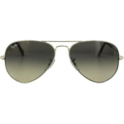 Ray-Ban Sunglasses Aviator 3025 003/32 Silver Grey Gradient Medium 58mm Ray-Ban Sunglasses Aviator 3025 003/32 Silver Grey Gradient Medium 58mm
