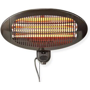 Nedis Patio Heater Wall Mounting 2000W Outdoor Space BBQ Heating Nedis Patio Heater Wall Mounting 2000W Outdoor Space BBQ Heating