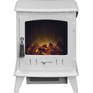 REFURBISHED Adam Aviemore Electric Stove in Pure White Enamel REFURBISHED Adam Aviemore Electric Stove in Pure White Enamel