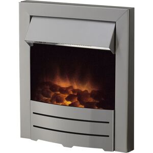 REFURBISHED Adam Fires Colorado 2kW Electric Inset Fire - Brushed Steel REFURBISHED Adam Fires Colorado 2kW Electric Inset Fire - Brushed Steel
