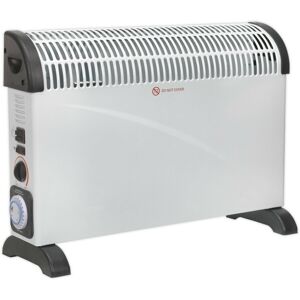 Loops 2000W Convector Heater - Thermostat & Turbo Fan - 3 Heat Settings - 24Hr Timer Loops 2000W Convector Heater - Thermostat & Turbo Fan - 3 Heat Settings - 24Hr Timer