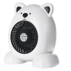 GreenZech (White, 110V US Plug) 400W Mini Portable Desktop Cartoon Heater Fan Portable Rad GreenZech (White, 110V US Plug) 400W Mini Portable Desktop Cartoon Heater Fan Portable Rad