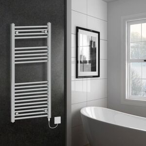 (1100x500mm - 500W) WarmeHaus Electric Straight Heated Towel Rail (1100x500mm - 500W) WarmeHaus Electric Straight Heated Towel Rail