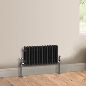 (300 x 607mm - Triple) Warmehaus Traditional Cast Iron Style Black Radiator Perf (300 x 607mm - Triple) Warmehaus Traditional Cast Iron Style Black Radiator Perf