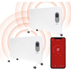 Igenix IG9515WIFI - Connectivity: WiFi - Mounting: Freestanding with Castors - Pack: 2 - Smart Electric Panel Heater Igenix IG9515WIFI - Connectivity: WiFi - Mounting: Freestanding with Castors - Pack: 2 - Smart Electric Panel Heater
