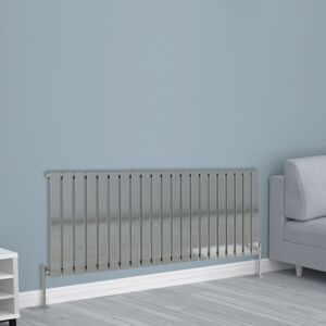 (600x1428mm Single, Chrome) NRG Horizontal Vertical Flat Panel Designer Radiator (600x1428mm Single, Chrome) NRG Horizontal Vertical Flat Panel Designer Radiator