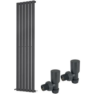 (1600 x 410mm Single) Warmehaus Flat Panel Horizontal Vertical Radiator with Ang (1600 x 410mm Single) Warmehaus Flat Panel Horizontal Vertical Radiator with Ang