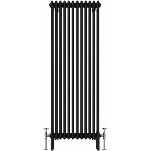 (1500x560mm, Black) NRG Traditional Cast Iron Style Style Radiator Four Column D (1500x560mm, Black) NRG Traditional Cast Iron Style Style Radiator Four Column D