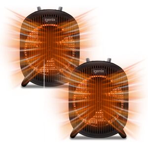 Igenix IG9022 Portable Electric Fan Heater with 2 Heat Settings & Cool Fan Setti Igenix IG9022 Portable Electric Fan Heater with 2 Heat Settings & Cool Fan Setti