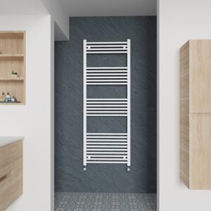 (Straight, 1600x600mm) Warmehaus Heated Towel Rail White Bathroom Ladder Style R (Straight, 1600x600mm) Warmehaus Heated Towel Rail White Bathroom Ladder Style R