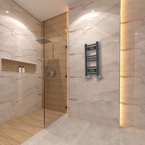 (600x300mm) Warmehaus Curved Heated Towel Rail Central Heating for Bathroom Kitc (600x300mm) Warmehaus Curved Heated Towel Rail Central Heating for Bathroom Kitc