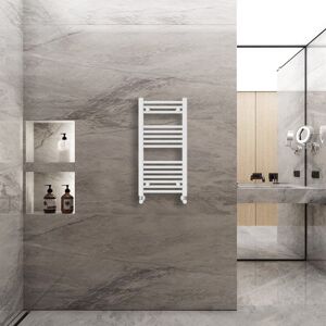 (800x400mm) Warmehaus Straight Heated Towel Rail Central Heating for Bathroom Ki (800x400mm) Warmehaus Straight Heated Towel Rail Central Heating for Bathroom Ki