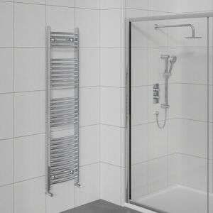 WarmeHaus Curved Bathroom Heated Towel Rail Warmer Radiator Central Heating Chro WarmeHaus Curved Bathroom Heated Towel Rail Warmer Radiator Central Heating Chro