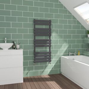 WarmeHaus Flat Panel Sand Grey Towel Radiator Bathroom Heated Towel Rail 1200x50 WarmeHaus Flat Panel Sand Grey Towel Radiator Bathroom Heated Towel Rail 1200x50