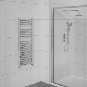 WarmeHaus Curved Heated Towel Rail Bathroom Ladder Radiator Central Heating Chro WarmeHaus Curved Heated Towel Rail Bathroom Ladder Radiator Central Heating Chro