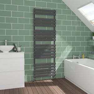WarmeHaus Flat Panel Sand Grey Towel Radiator Bathroom Heated Towel Rail 1800x60 WarmeHaus Flat Panel Sand Grey Towel Radiator Bathroom Heated Towel Rail 1800x60