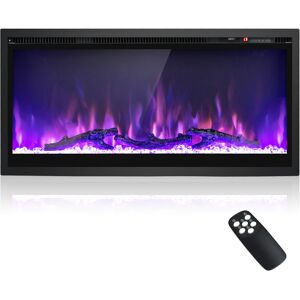 Costway 36 Inch Electric Fireplace Log Flame w/ Remote Control 750W/1500W Costway 36 Inch Electric Fireplace Log Flame w/ Remote Control 750W/1500W