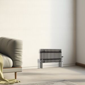 NRG (300x695mm - 2 Column) Traditional Cast Iron Style Radiator Raw Metal Central He NRG (300x695mm - 2 Column) Traditional Cast Iron Style Radiator Raw Metal Central He