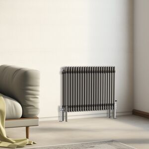 NRG (600x1012mm - 3 Column) Traditional Cast Iron Style Radiator Raw Metal Central H NRG (600x1012mm - 3 Column) Traditional Cast Iron Style Radiator Raw Metal Central H
