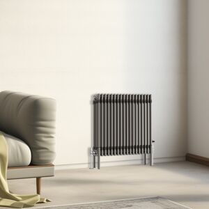 NRG (600x832mm - 3 Column) Traditional Cast Iron Style Radiator Raw Metal Central He NRG (600x832mm - 3 Column) Traditional Cast Iron Style Radiator Raw Metal Central He