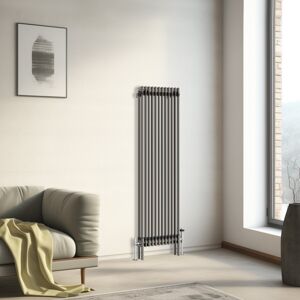 NRG (1500x560mm - 2 Column) Traditional Cast Iron Style Radiator Raw Metal Central H NRG (1500x560mm - 2 Column) Traditional Cast Iron Style Radiator Raw Metal Central H