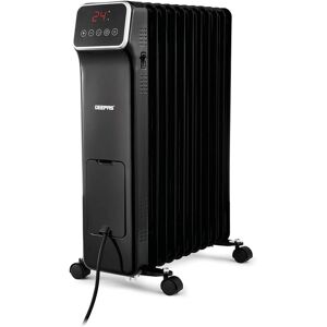 Geepas Digital Oil Filled Radiator Heater 2500W, 11 Fin Portable Electric Heater Geepas Digital Oil Filled Radiator Heater 2500W, 11 Fin Portable Electric Heater