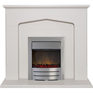 Adam Cotswold Fireplace Suite in Stone Effect with Colorado Electric Fire in Bru Adam Cotswold Fireplace Suite in Stone Effect with Colorado Electric Fire in Bru